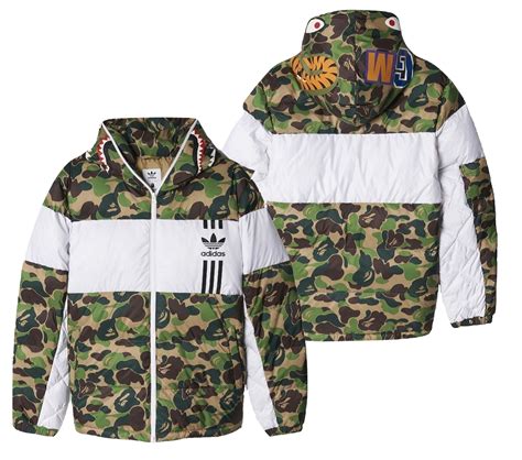 bape x adidas id96 down jacket replica|LOOKBOOK: adidas Originals x BAPE Collection.